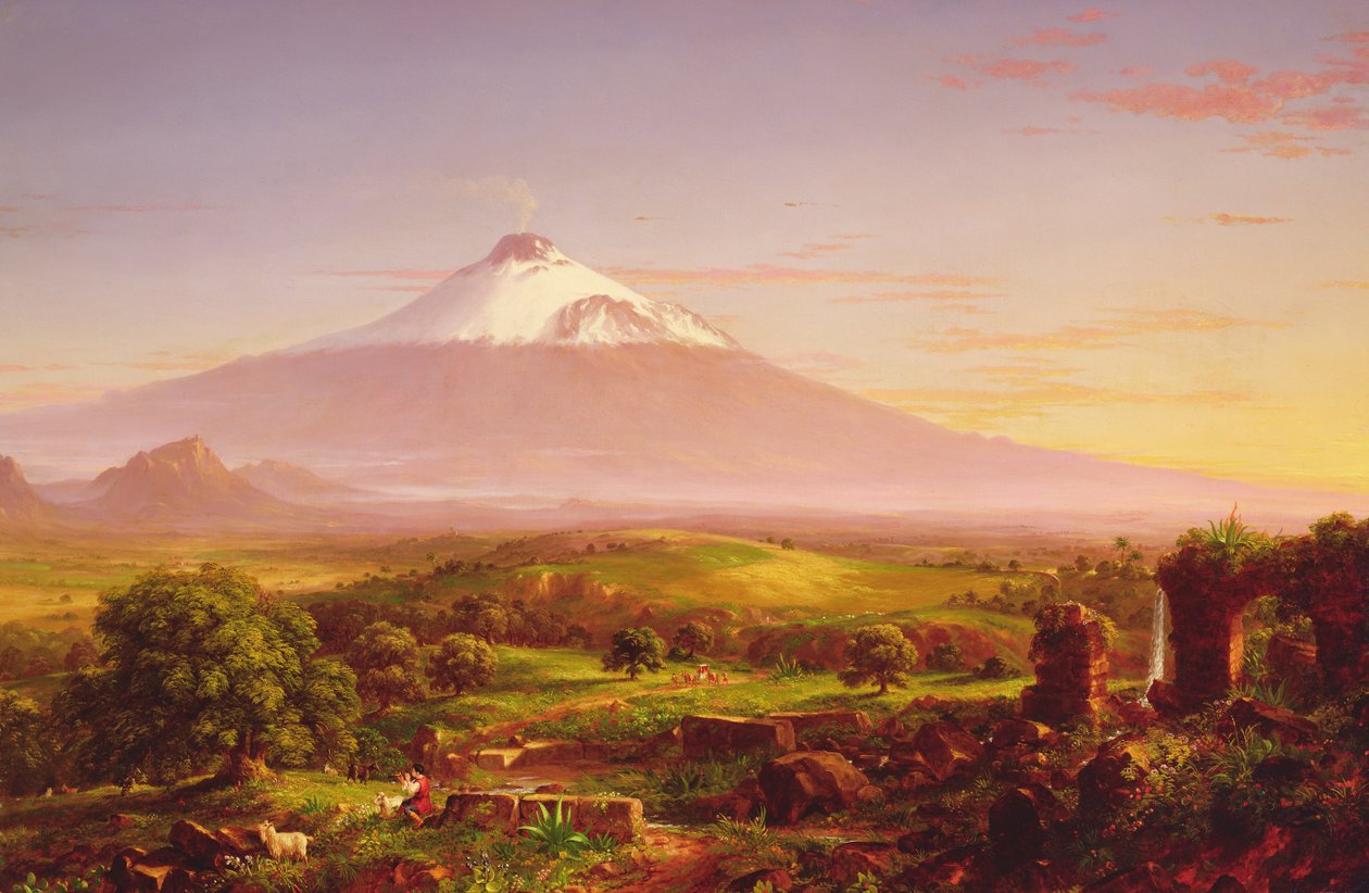 Etna Dağı, 1842 by Thomas Cole