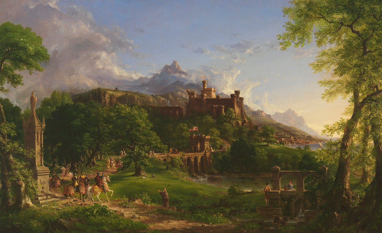 Ayrılış, 1837 by Thomas Cole