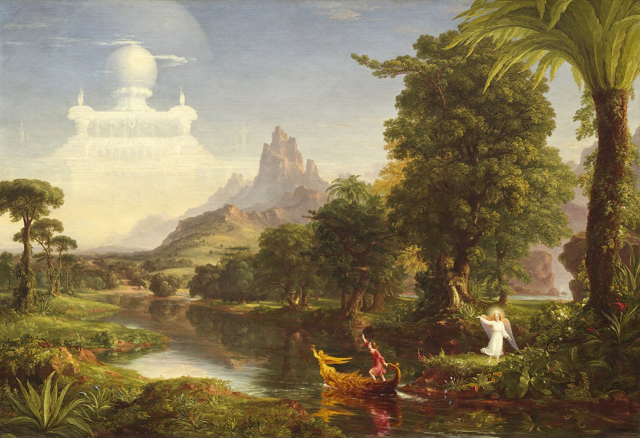 Yaşam Yolculuğu: Gençlik, 1842 by Thomas Cole
