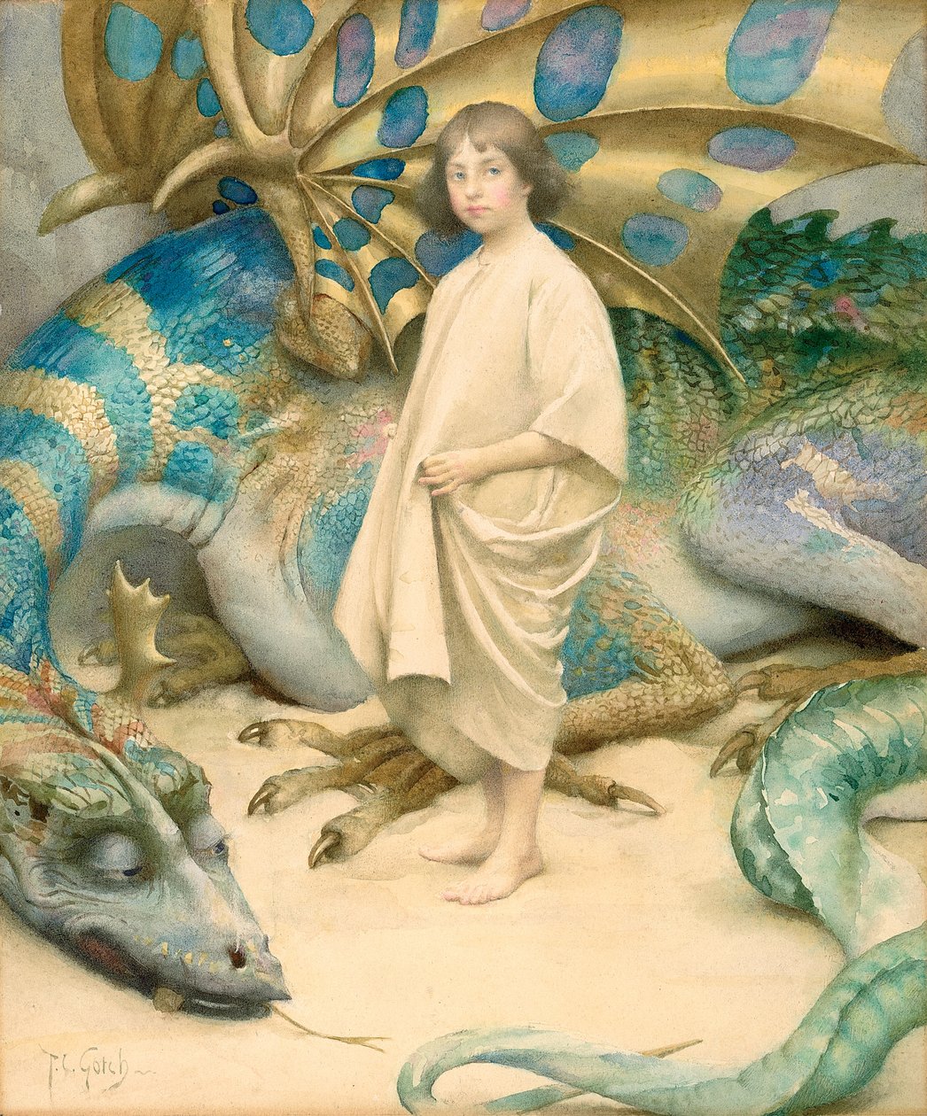 Dünyadaki Çocuk by Thomas Cooper Gotch