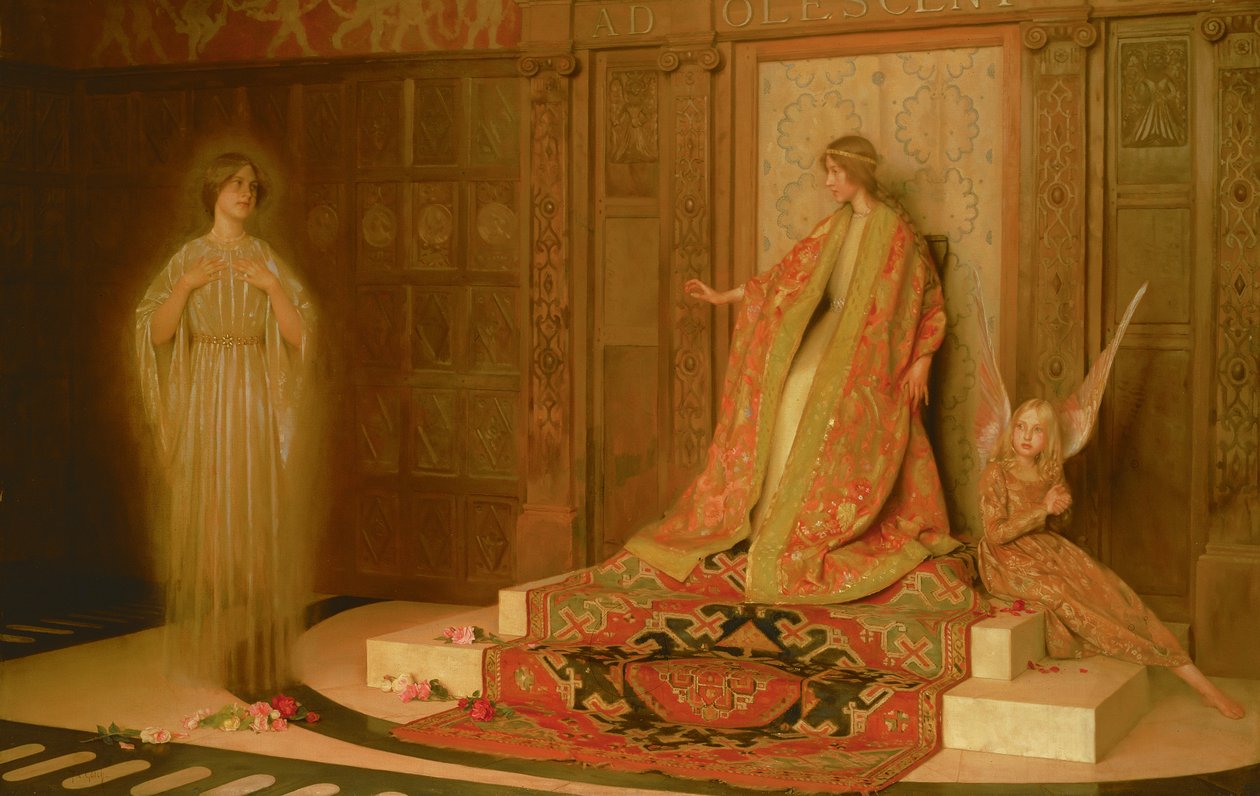 Kadınlığın Şafağı by Thomas Cooper Gotch