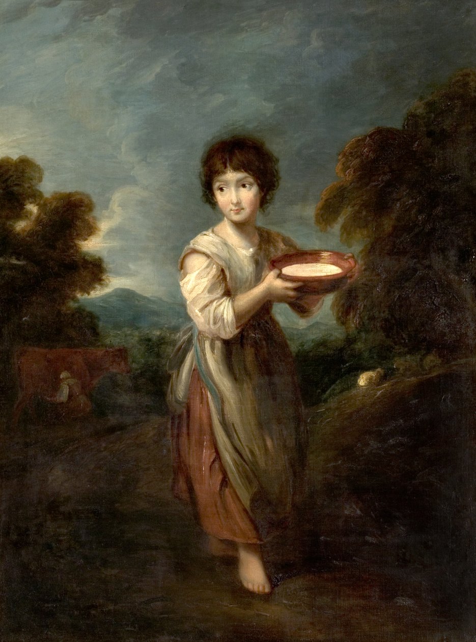 bir yazlık kız by Thomas Gainsborough