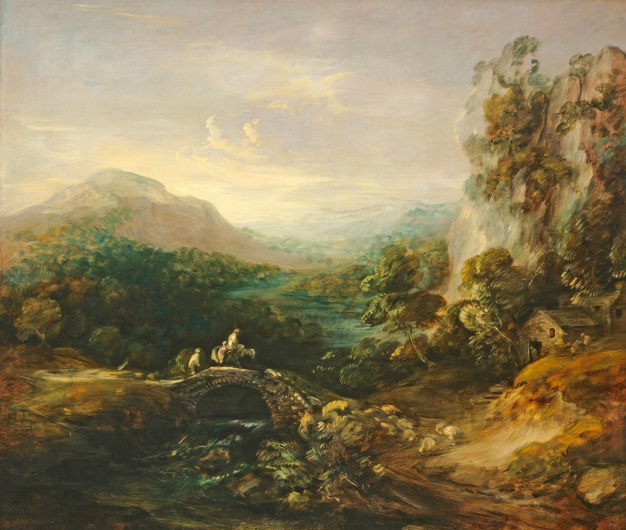 Köprülü dağ manzarası, c.1783-1784 by Thomas Gainsborough