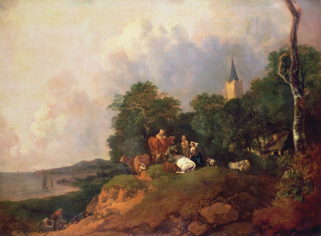 Sahile yakın görünüm, c.1750-55 by Thomas Gainsborough