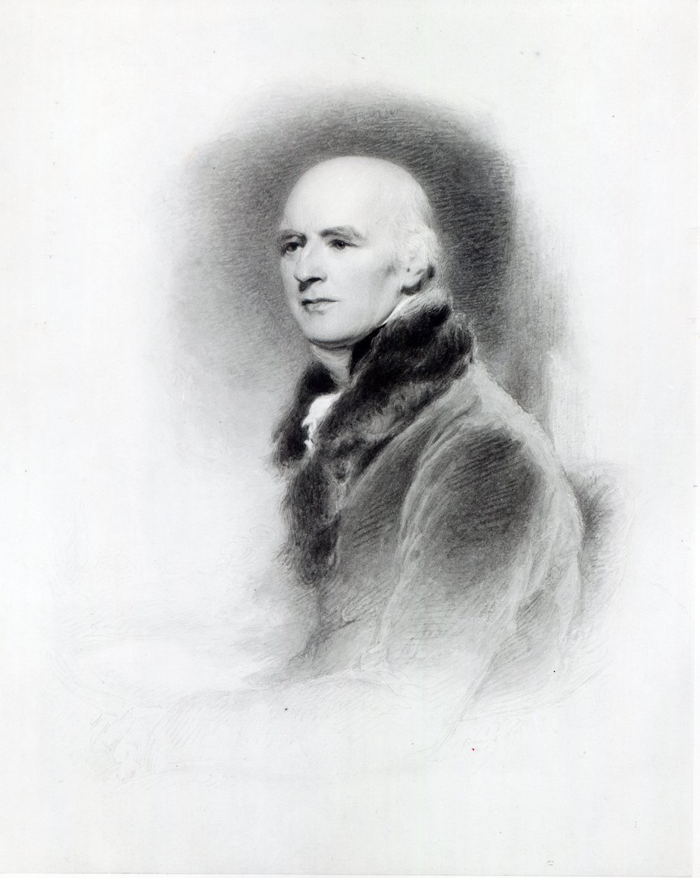 Richard Evans tarafından oyulmuş Joseph Farington, by Thomas Lawrence