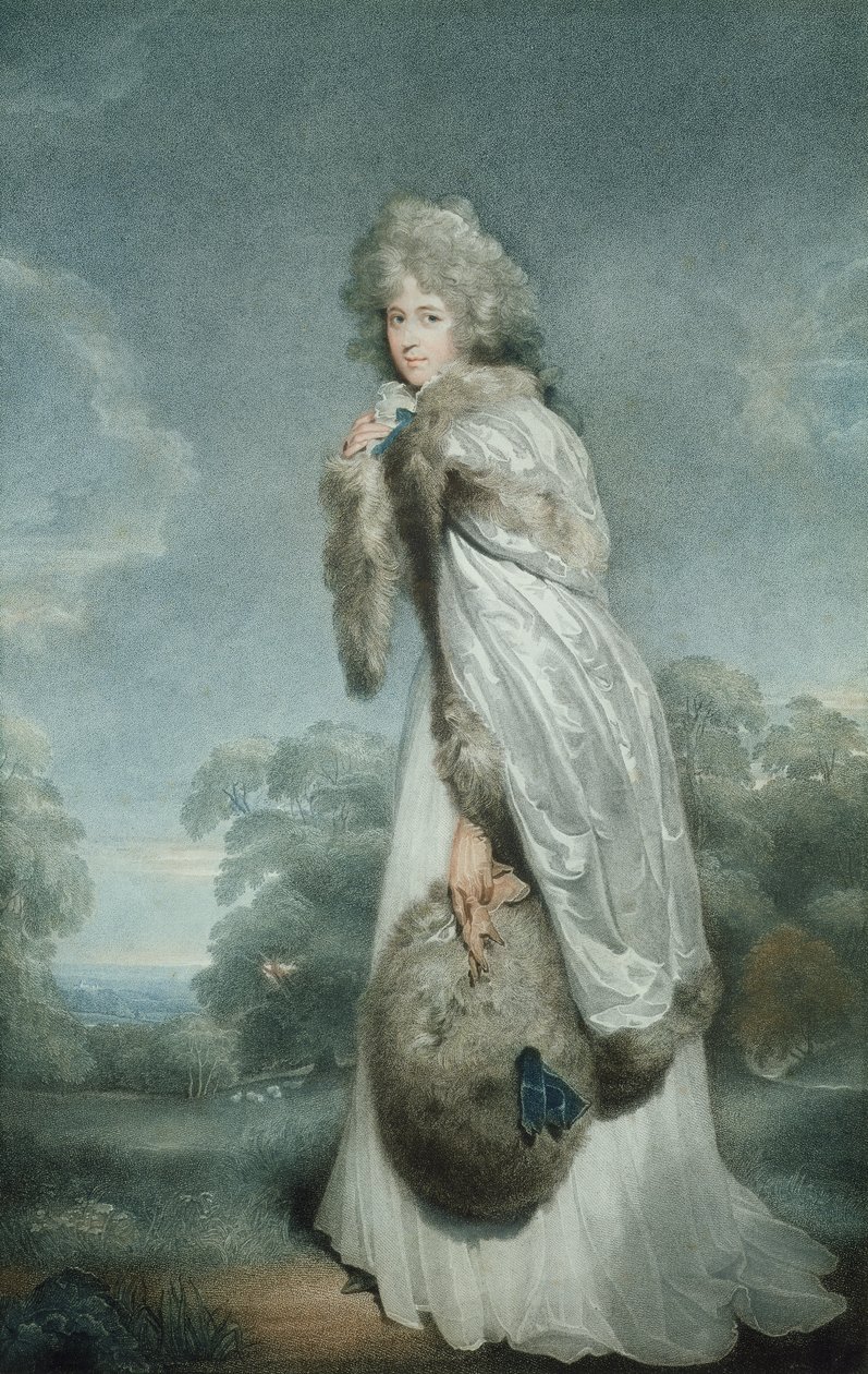 Francesco Bartolozzi (1727-1815), pub tarafından oyulmuş Bayan Farren. Bull und Jeffreys, 1792 (nokta gravürü) by Thomas Lawrence