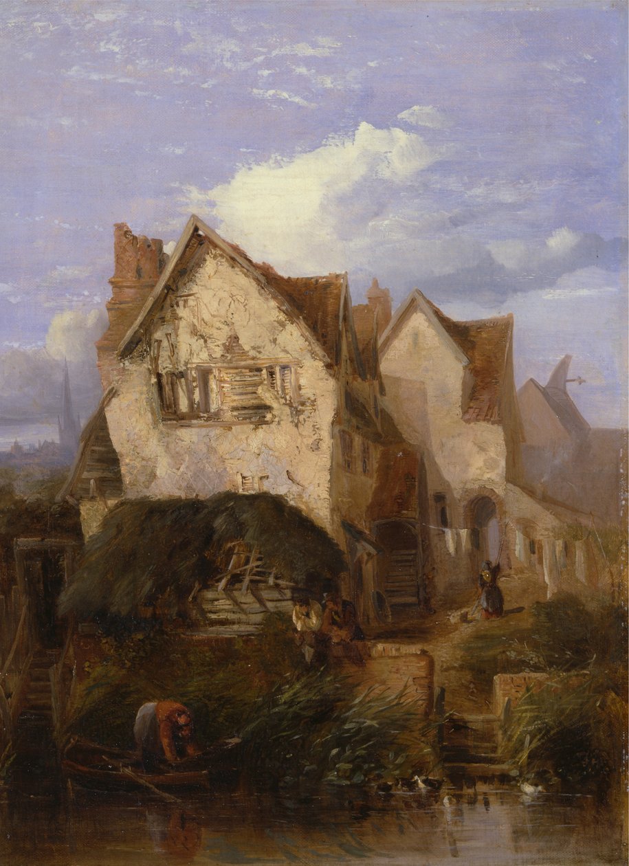 Norwich yakınlarında bir manzara by Thomas Lound