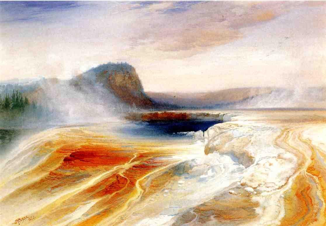 Alt Şofben Havzası by Thomas Moran