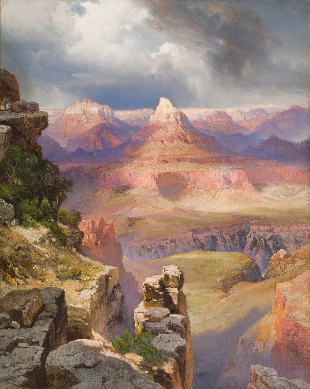 Büyük Kanyon, 1909 by Thomas Moran