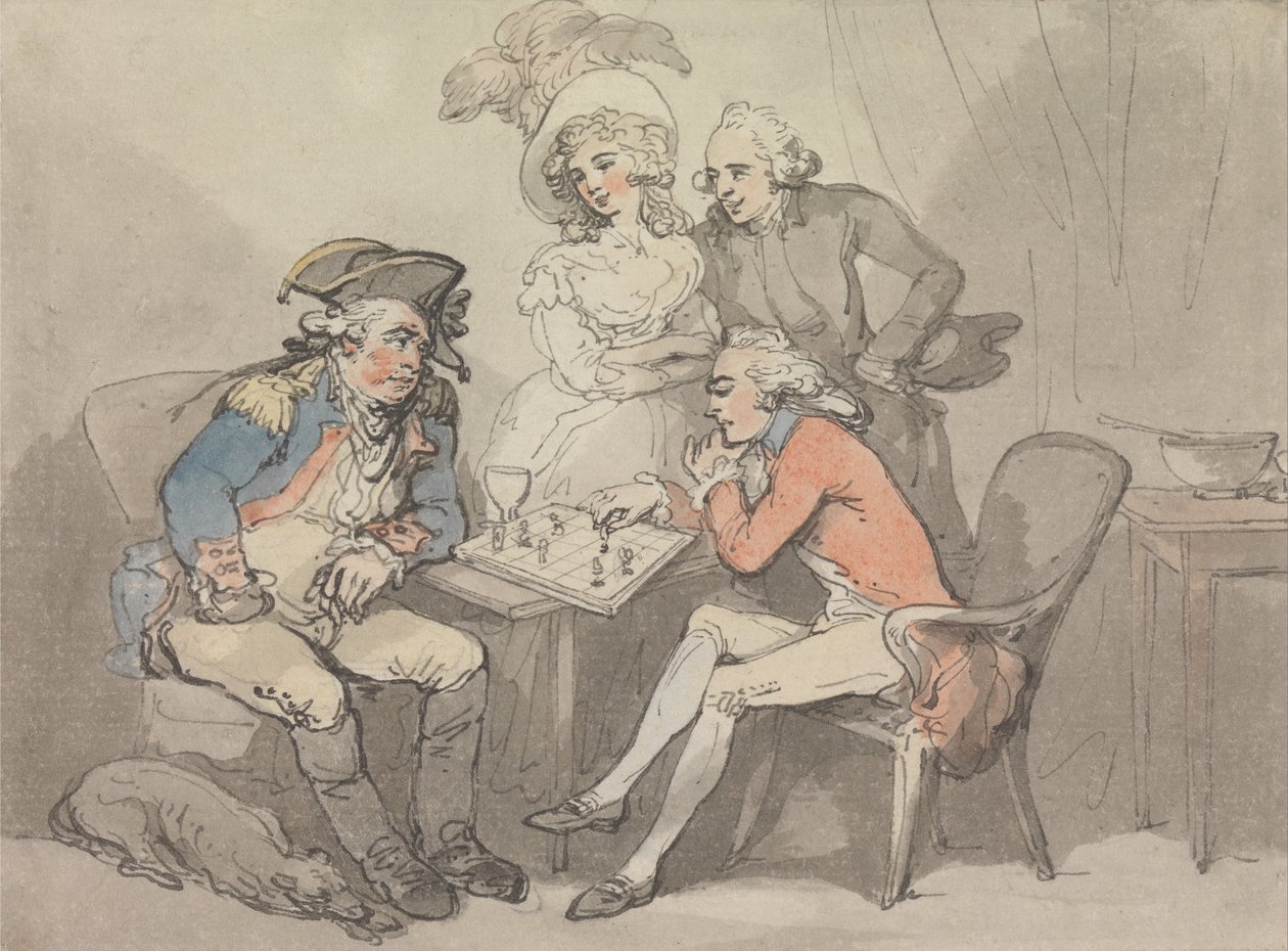 Şah Mat by Thomas Rowlandson