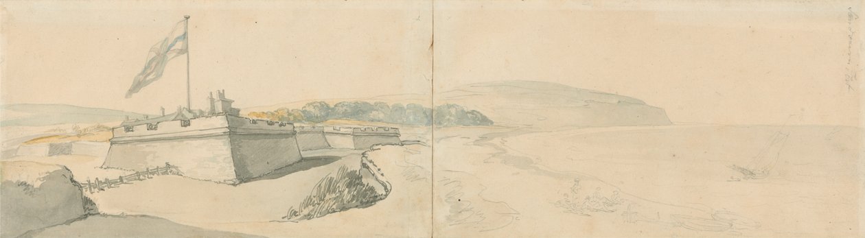Sandown Kalesi by Thomas Rowlandson