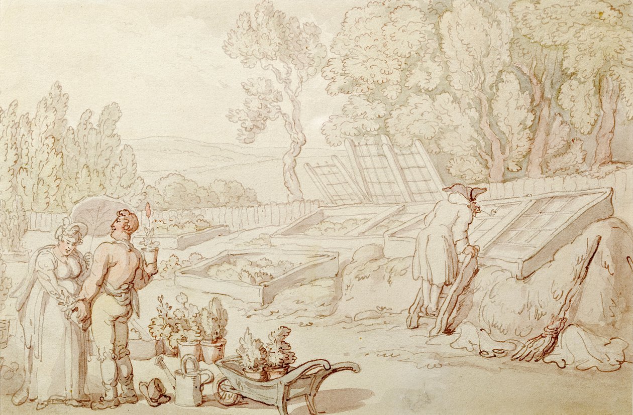 aşık bahçıvan by Thomas Rowlandson