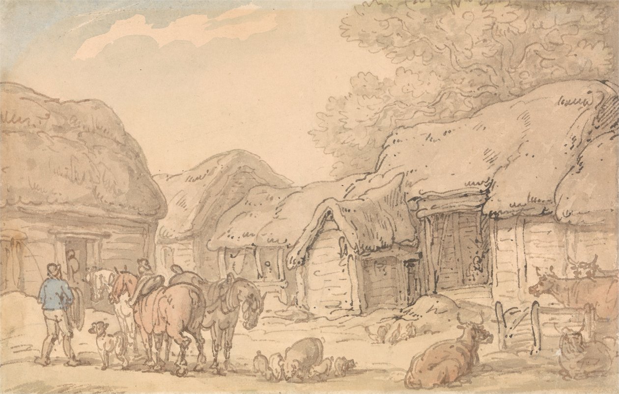 Çiftlik by Thomas Rowlandson