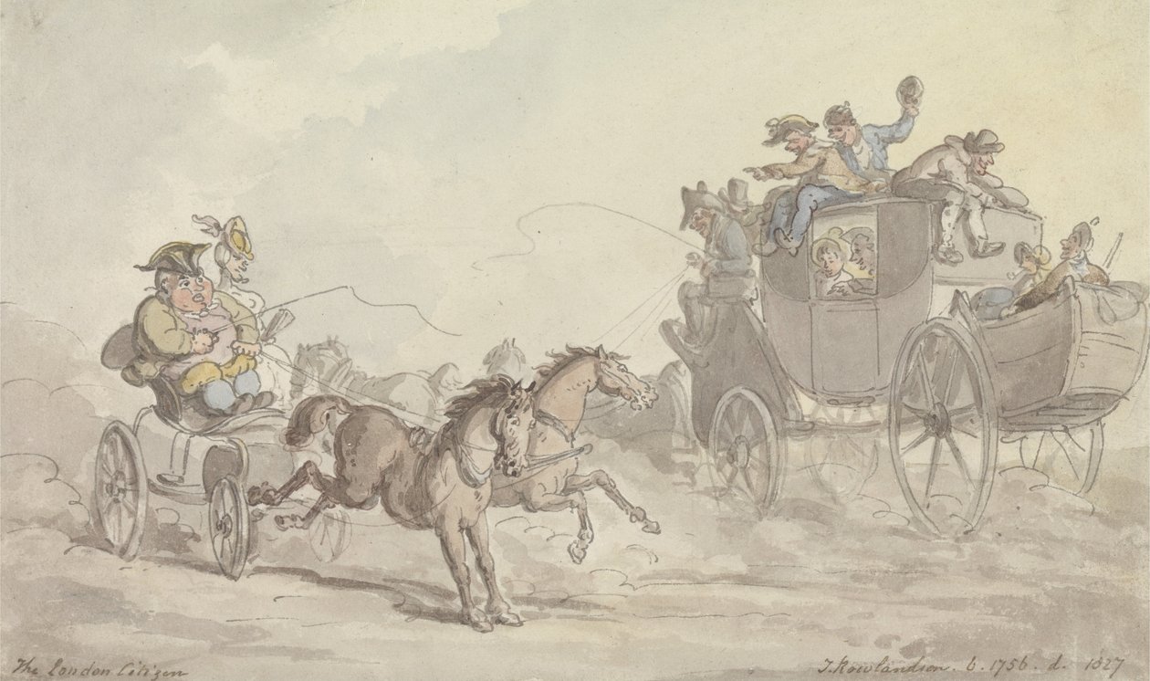 Londra Vatandaşı by Thomas Rowlandson