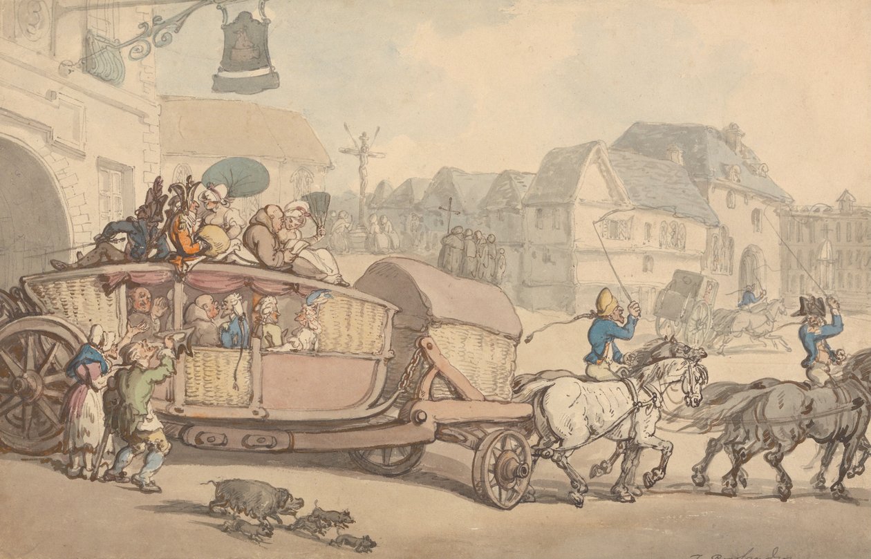 Paris Çalışkanlığı by Thomas Rowlandson