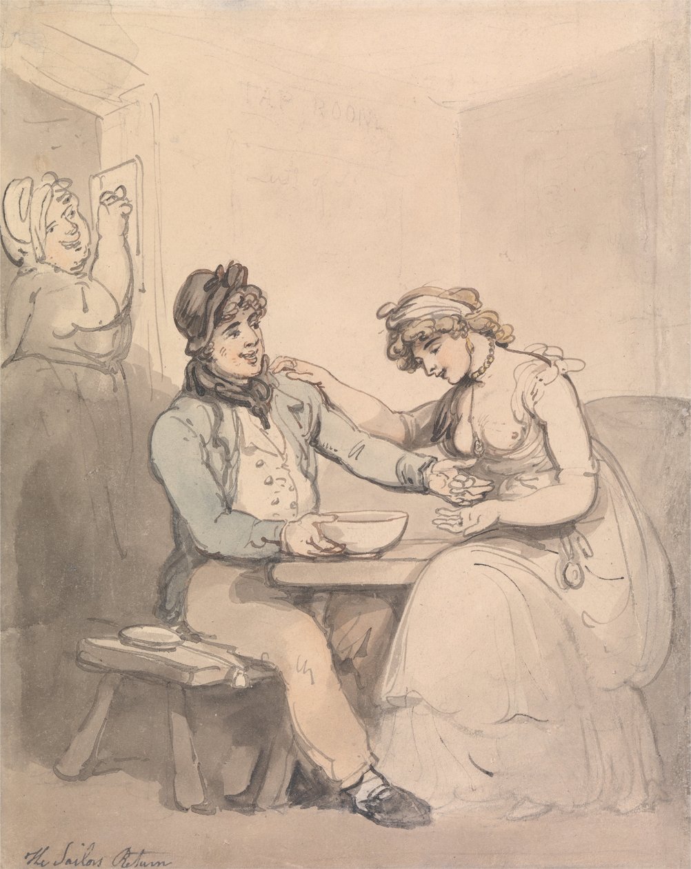 Denizciler Geri Dönüyor by Thomas Rowlandson
