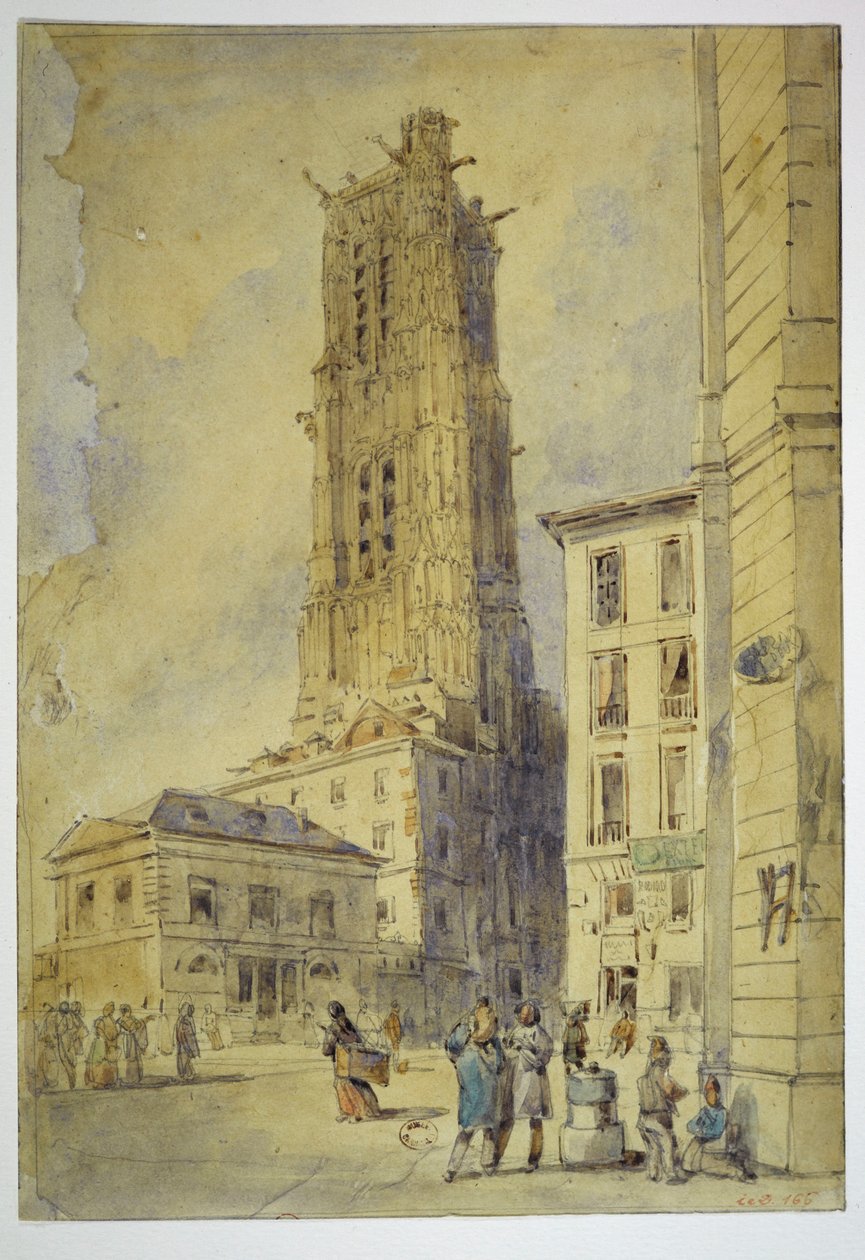 Tour de Saint-Jacques (kağıt üzerinde wc) by Thomas Shotter Boys