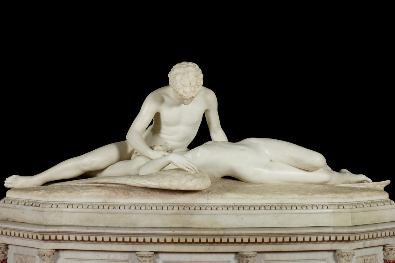 Fallen Angel, 1889 (taş ve mermer) by Thomas Waldo Story