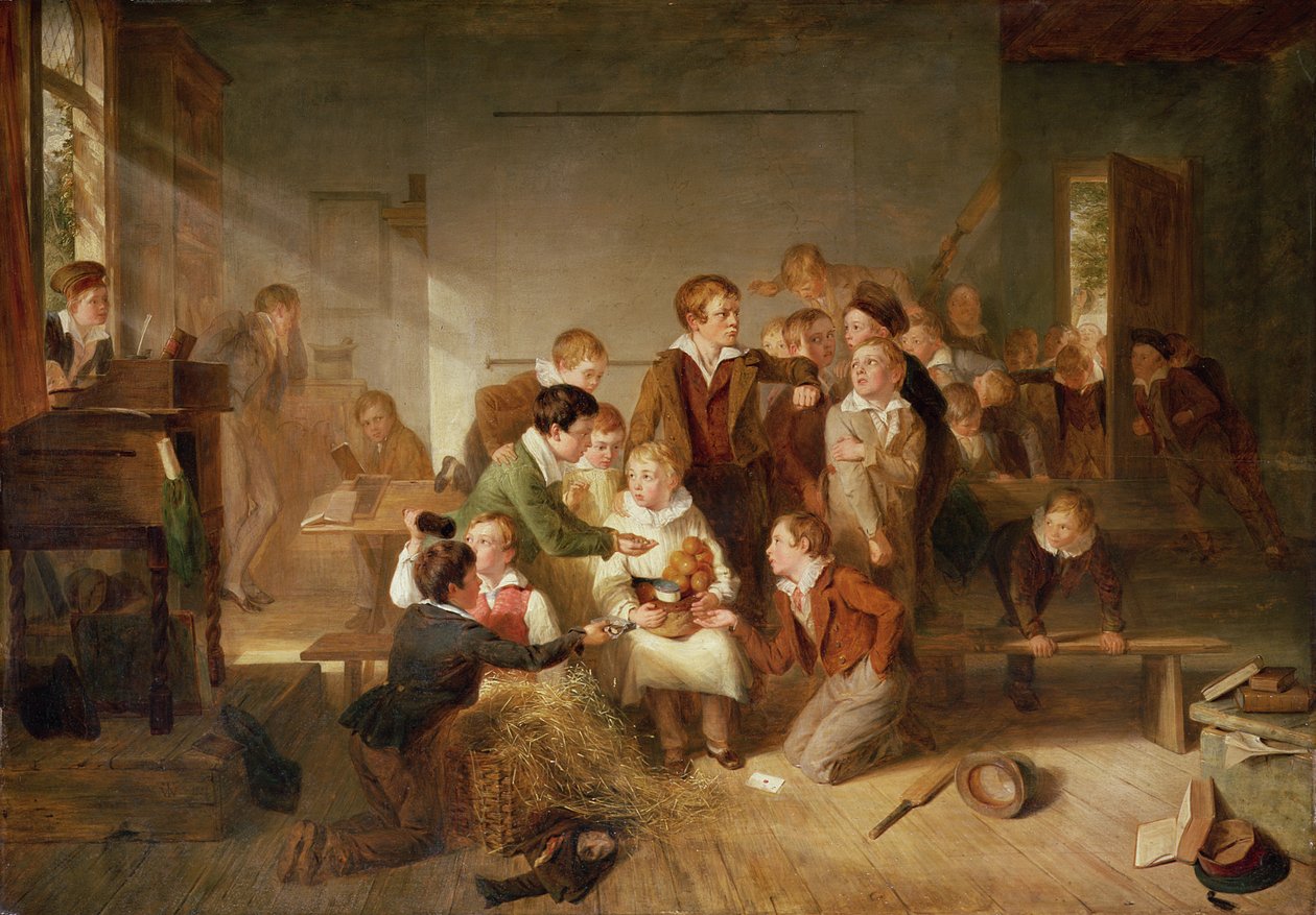 Birçok arkadaşı olan çocuk by Thomas Webster