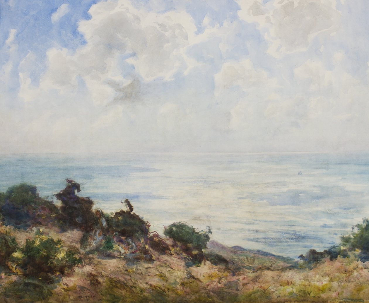 Doğu Tepesi, Hastings - sabah erken by Thomas William Morley