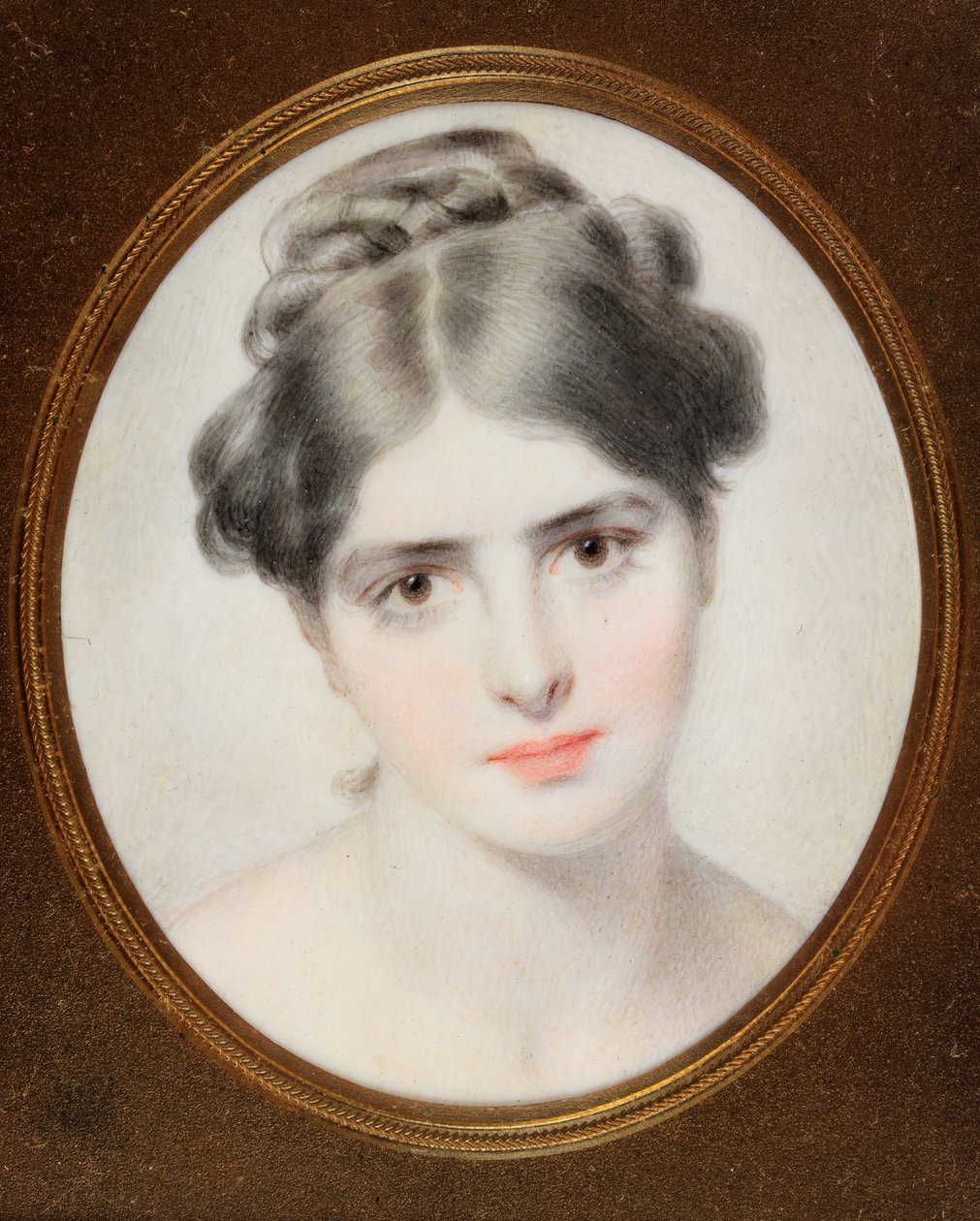 Fanny Kemble (emaye) by Thomas (after) Lawrence