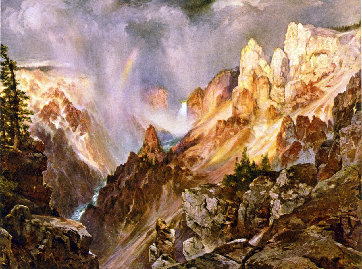 Yellowstone Kanyonu' by Thomas (after) Moran