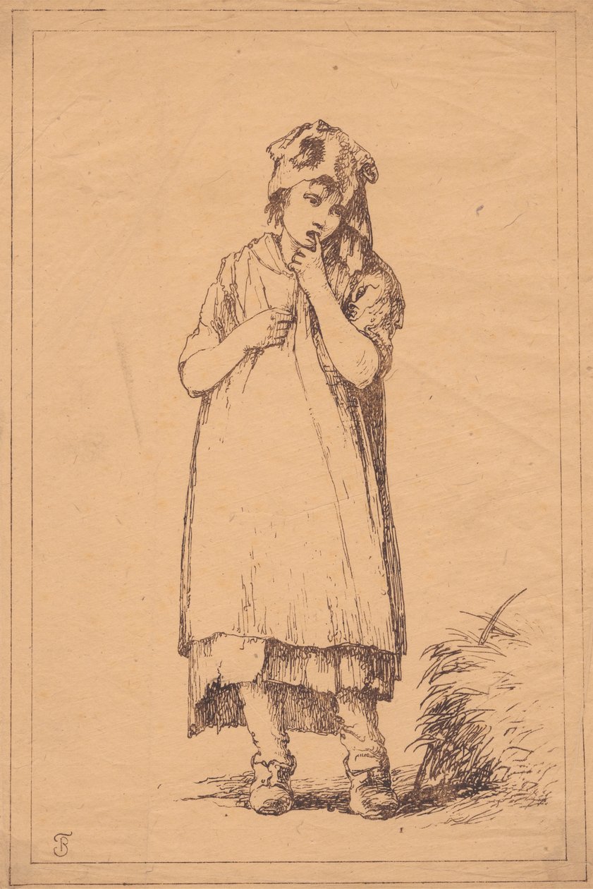 Barker's Rustic Figures'ten kopyalanan konular by Thomas Barker