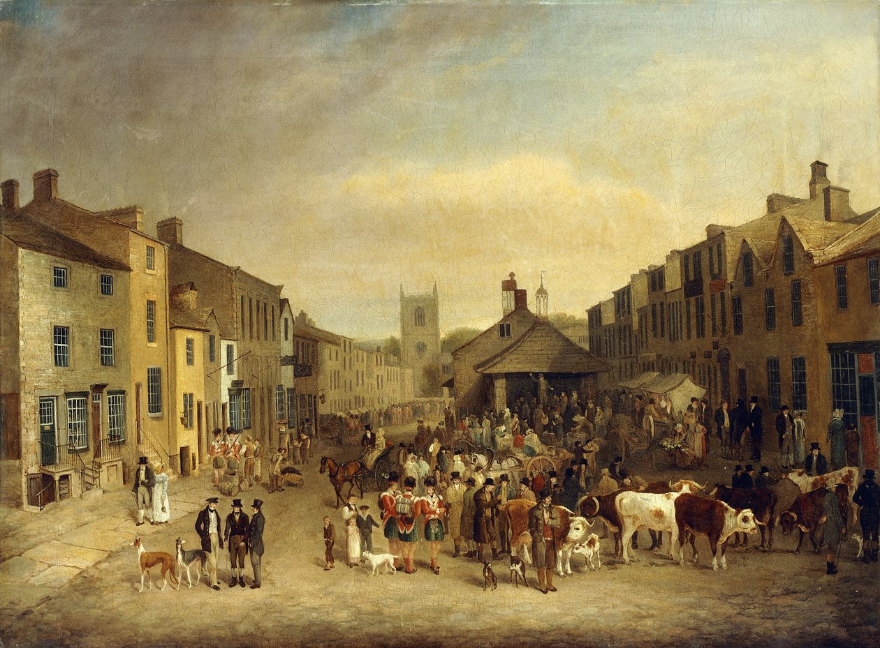 1830 Skipton Fuarı by Thomas Burras