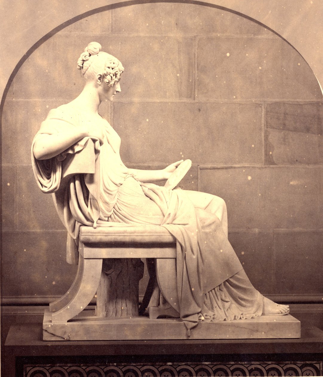 Oturan Pauline Borghese Heykeli (mermer) by Thomas Campbell