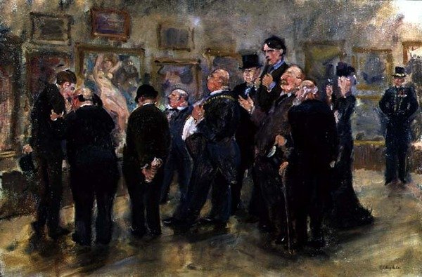 Satın Alma Komitesi (tuval üzerine yağlıboya) by Thomas Cantrell Dugdale