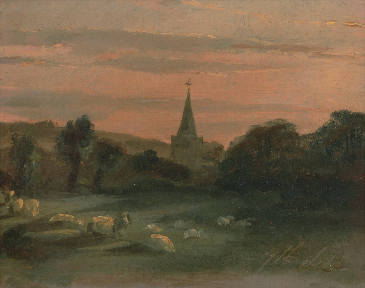 Stoke Poges Kilisesi by Thomas Churchyard