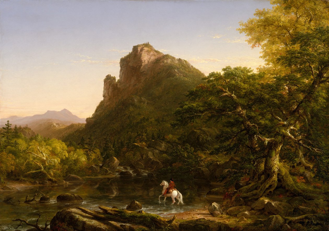 Dağ Ford, 1846. by Thomas Cole