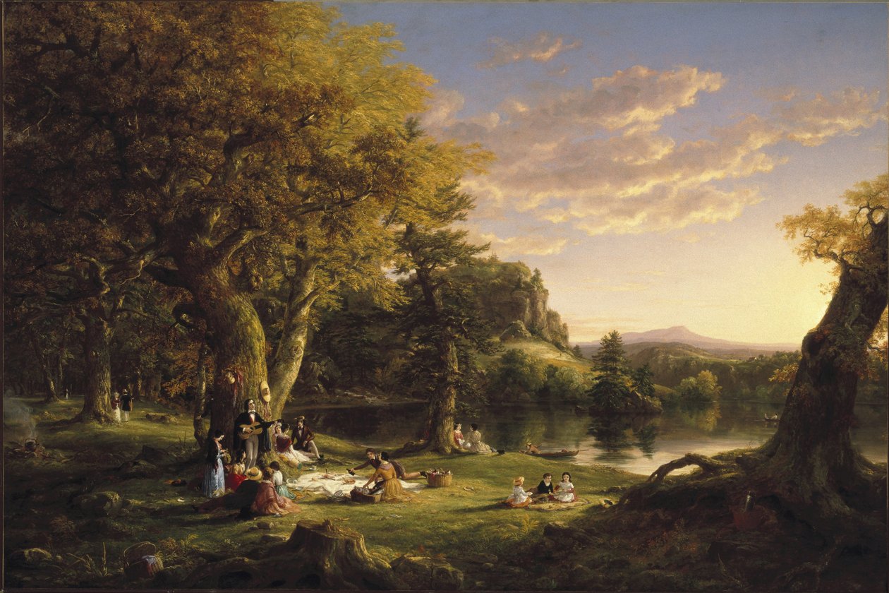 Pic-Nic, 1846 by Thomas Cole