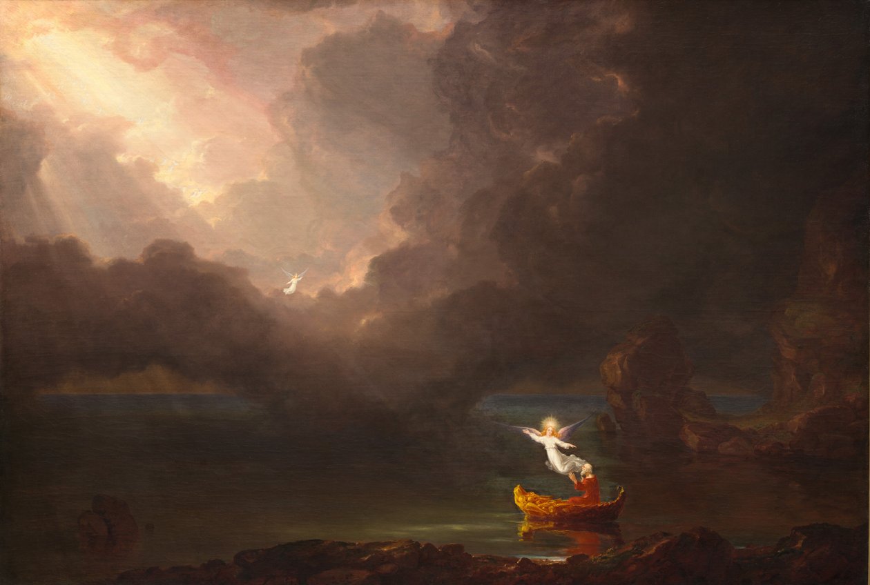 Yaşam Yolculuğu: Yaşlılık, 1842. by Thomas Cole