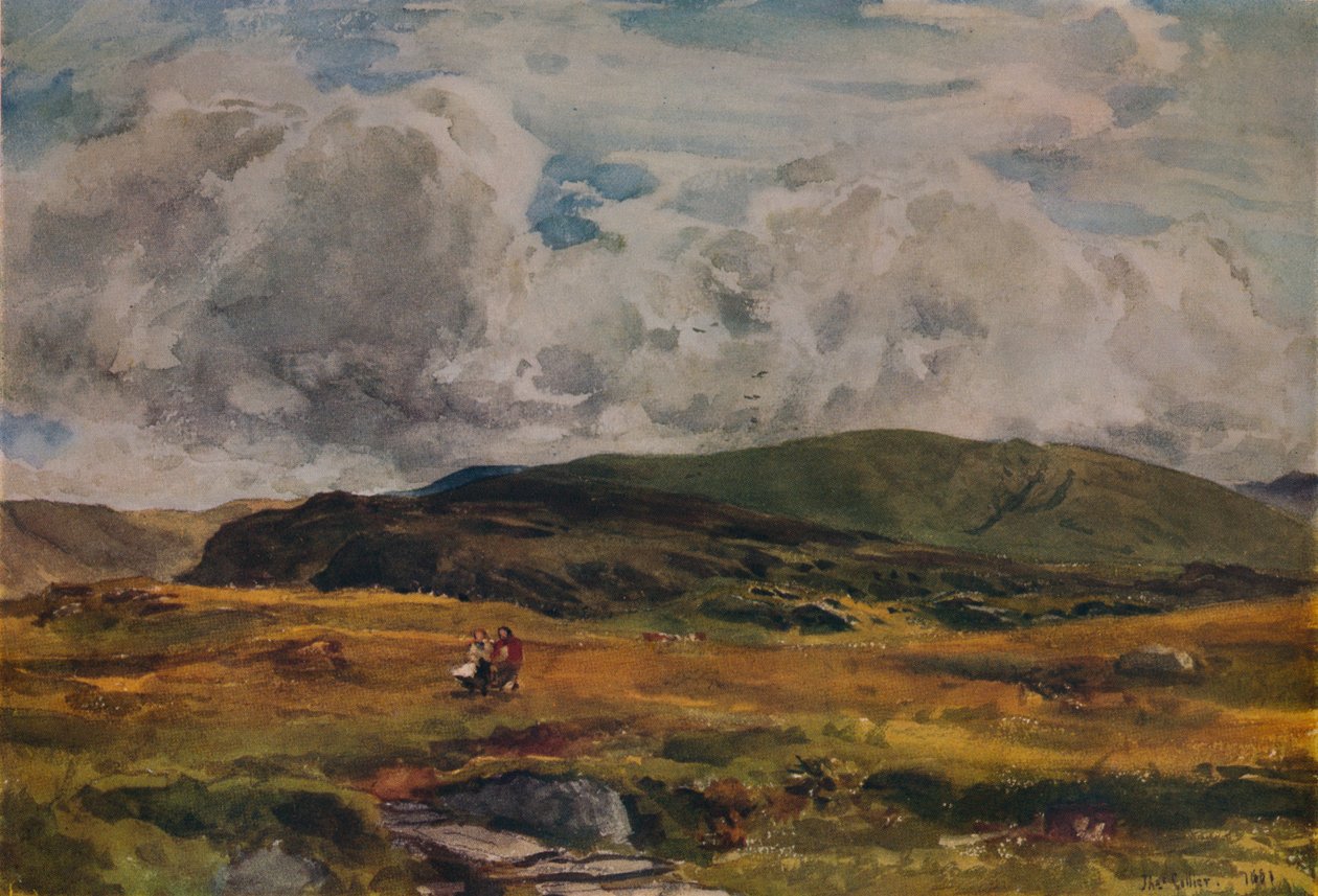Tarlalar Üzerinden Bir Yol, 1881 by Thomas Collier