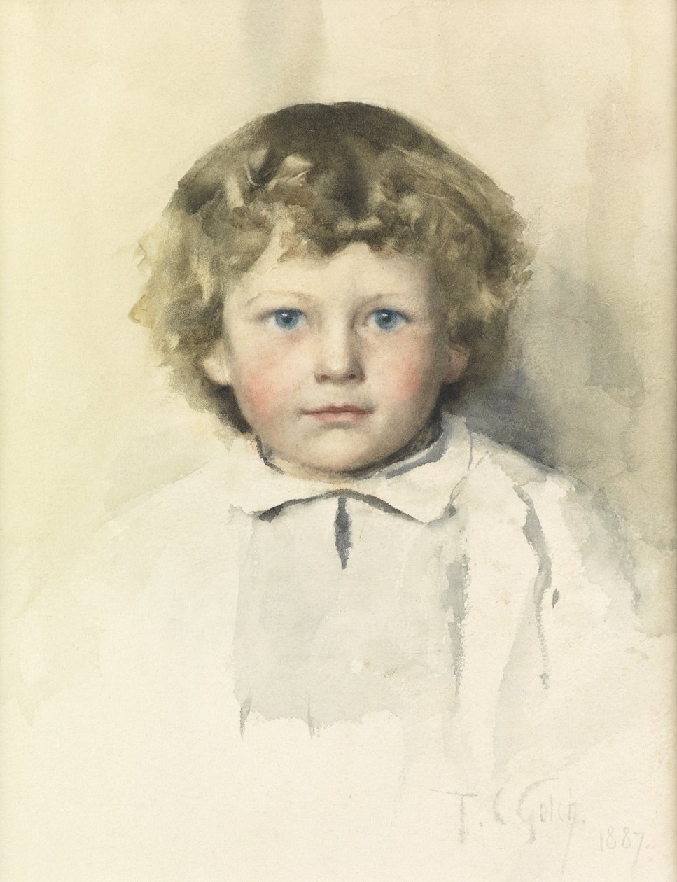 Küçük Boo, 1887 by Thomas Cooper Gotch