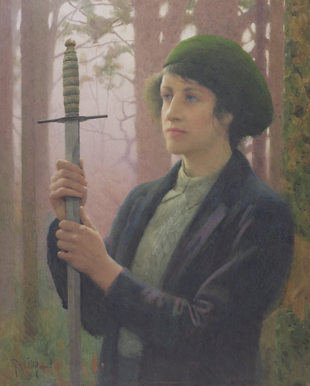 yemin by Thomas Cooper Gotch