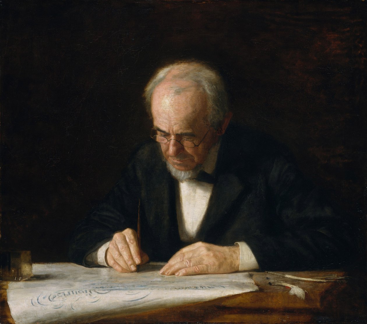 Yazma Ustası by Thomas Cowperthwait Eakins