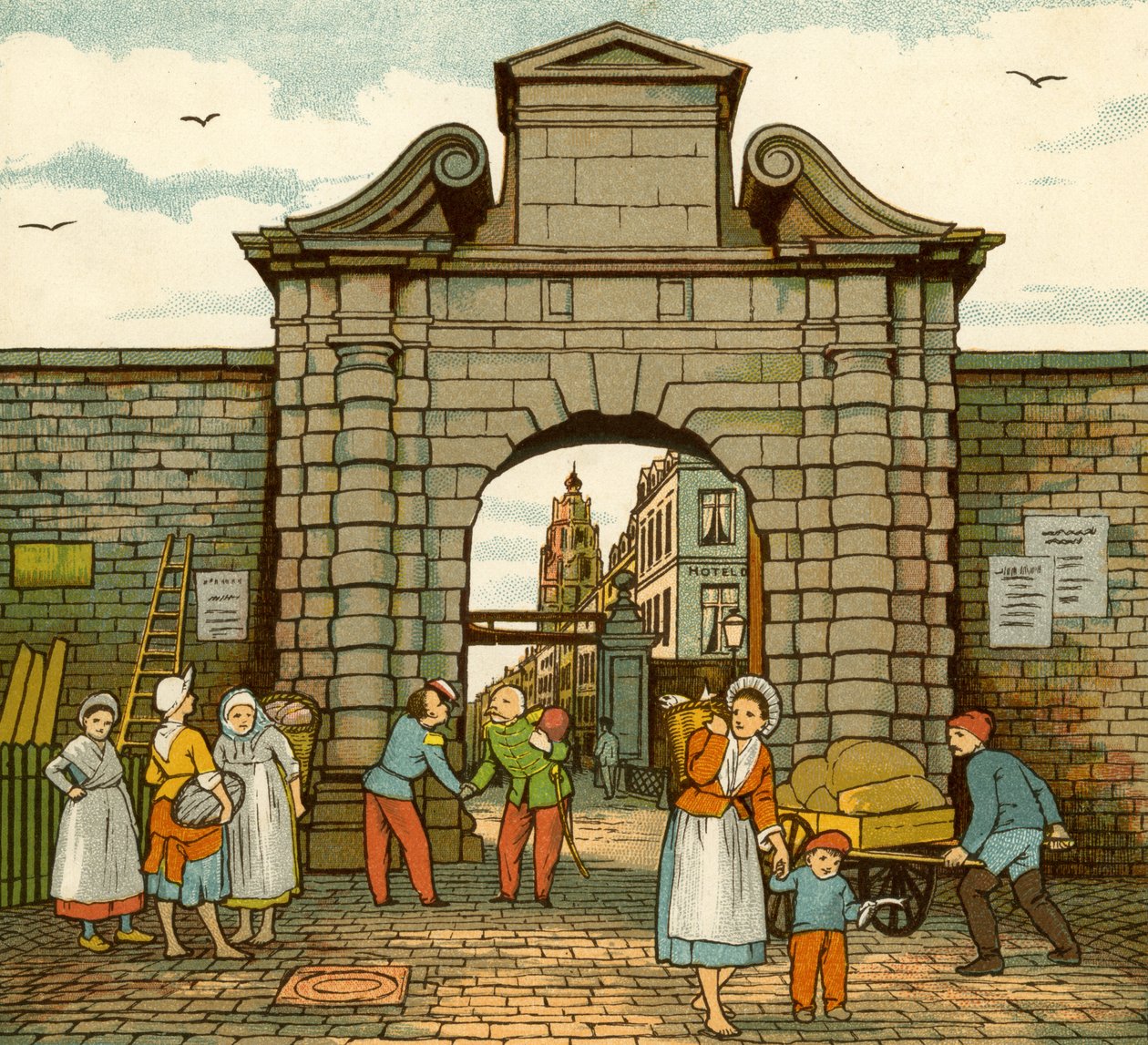 Calais, Denize Açılan Kapı by Thomas Crane