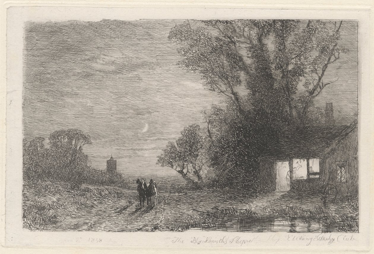 Demirci Dükkanı by Thomas Creswick