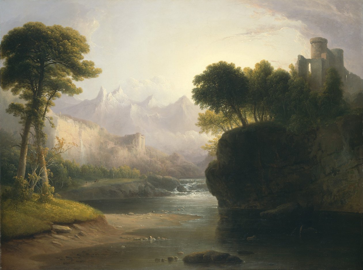 Fantastik Manzara, 1834. by Thomas Doughty