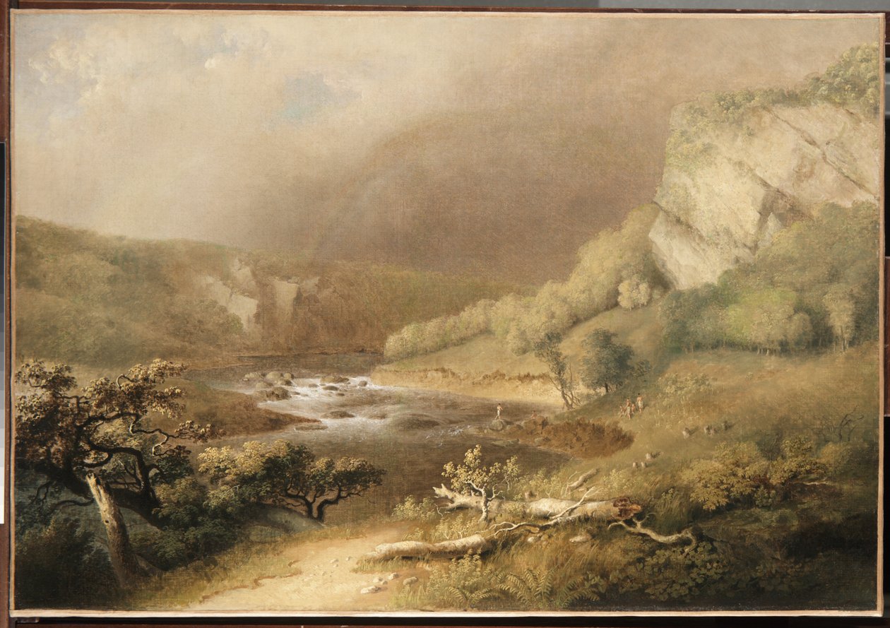 Rapids Nehri, 1825 by Thomas Doughty
