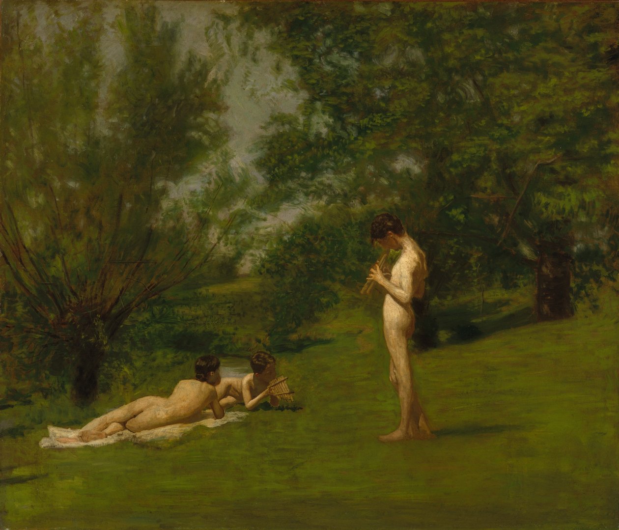 Arkadia, ca. 1883. by Thomas Eakins