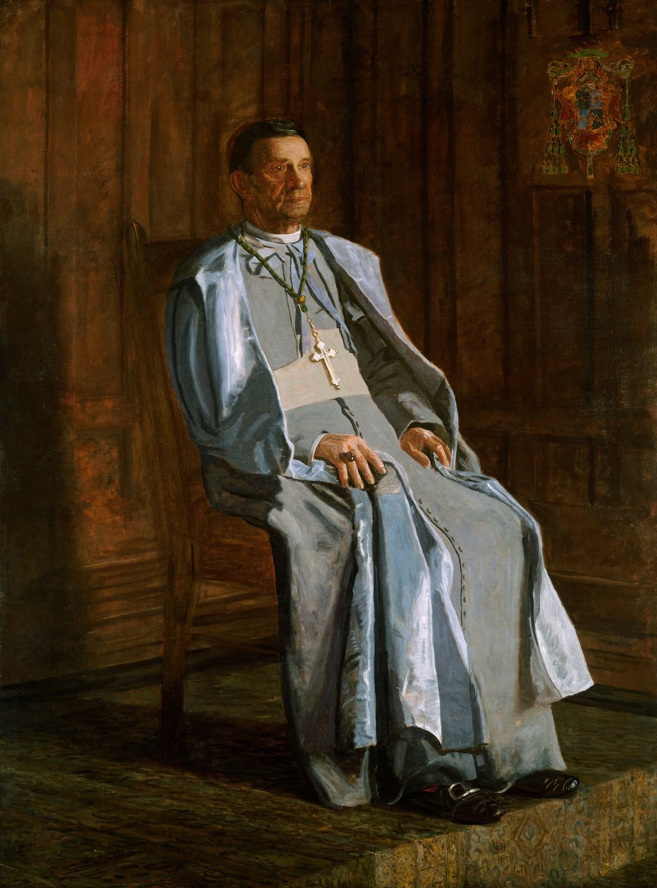 Başpiskopos Diomede Falconio, 1905. by Thomas Eakins