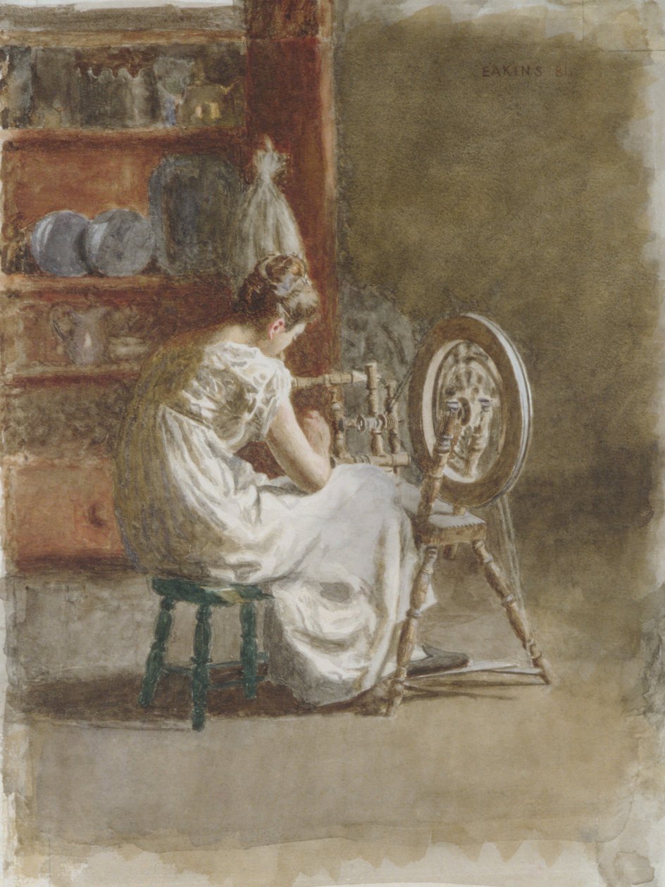 Ev yapımı, 1881. by Thomas Eakins