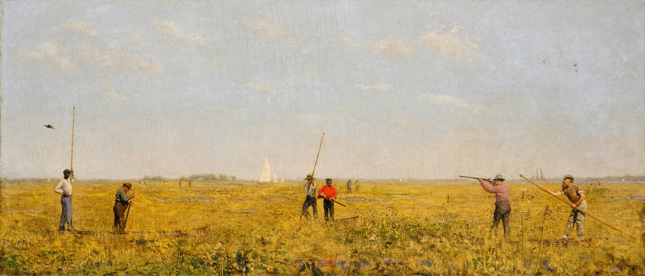 Demiryolu için İtiş, 1874. by Thomas Eakins