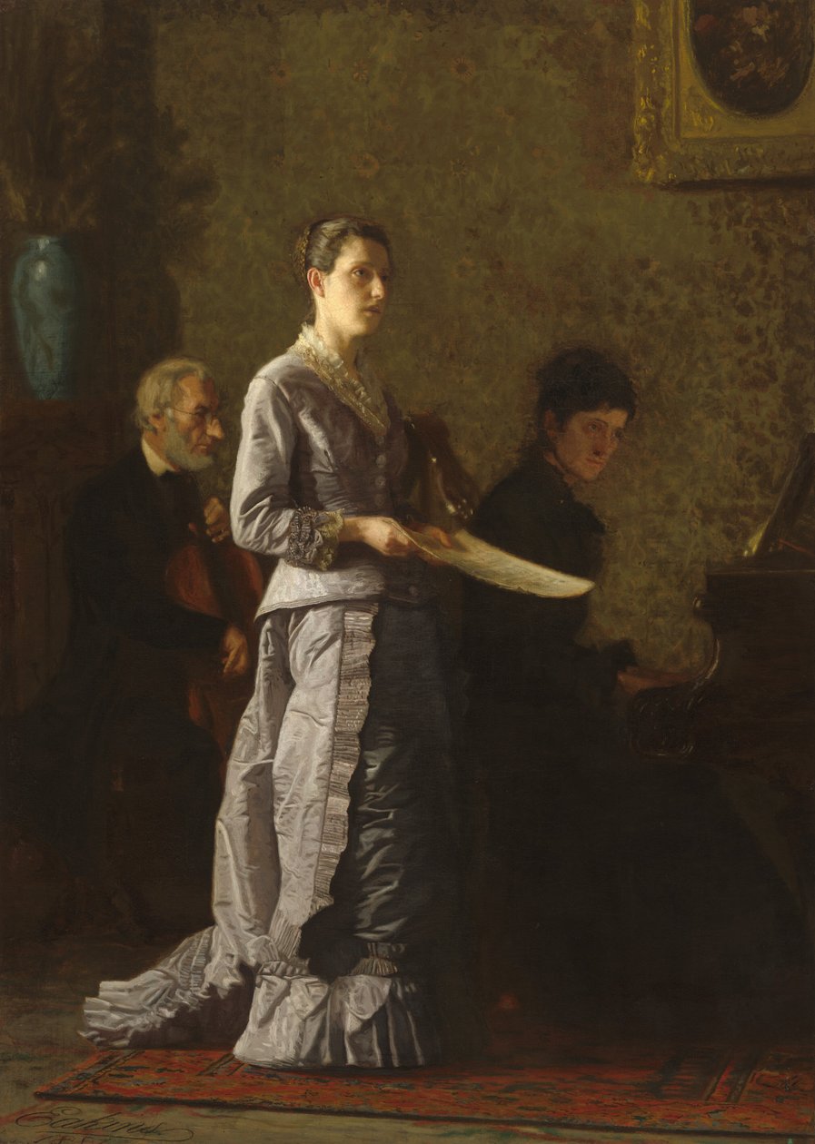 Acınası Bir Şarkı Söylemek by Thomas Eakins