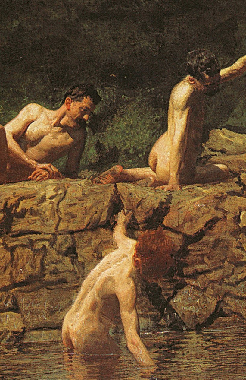 Yüzme Deliği, 1885 by Thomas Eakins