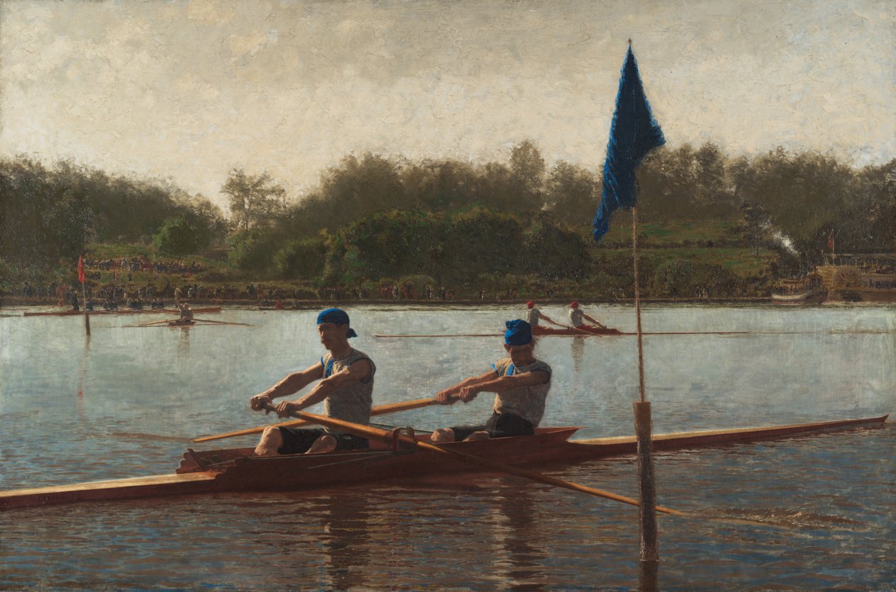 Biglin Brothers Bahsi Döndürüyor, 1873. by Thomas Eakins