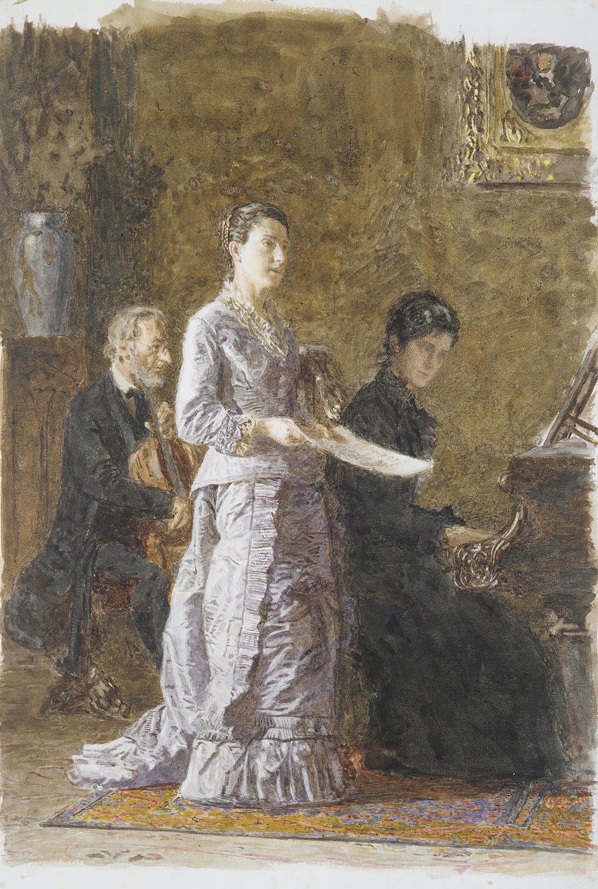Acıklı Şarkı, 1881. by Thomas Eakins